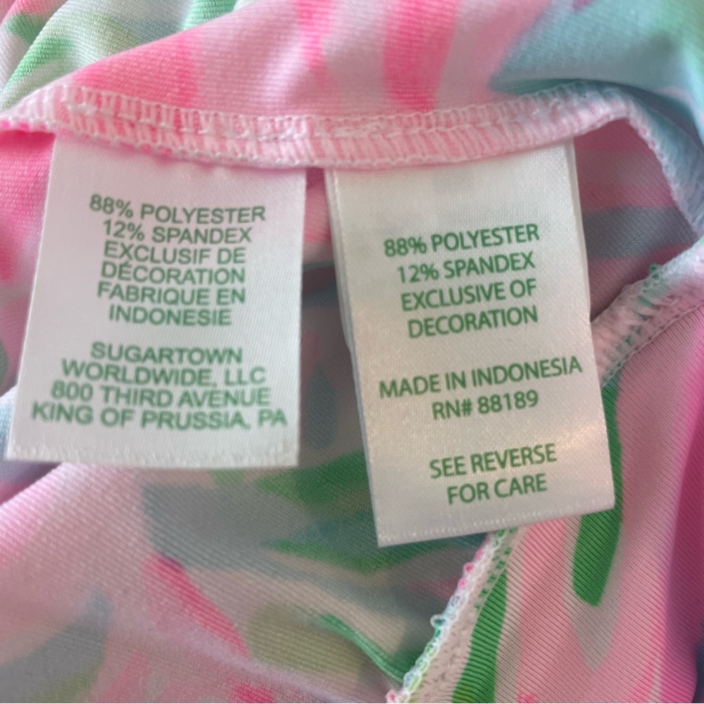 Lilly Pulitzer Pink and Green Halter Top - Picture 10 of 12